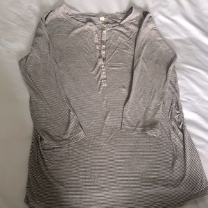 Gap Maternity striped Henley - M
